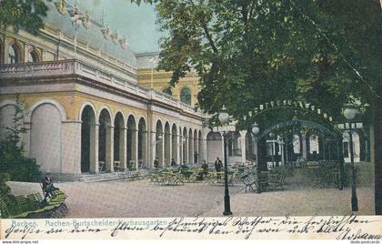 PC11931 Aachen. Aachen Burtscheider Kurhausgarten. 1906