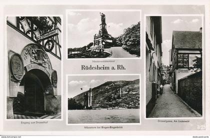 PC31295 Rudesheim a. Rh. Multi view. Welt. RP