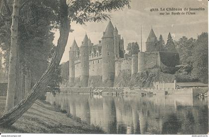 PC38987 Le Chateau de Josselin sur les Bords de l Oust. No 4979