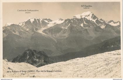 PC39973 Gabane d Orny. Vue sur le Grand Combin