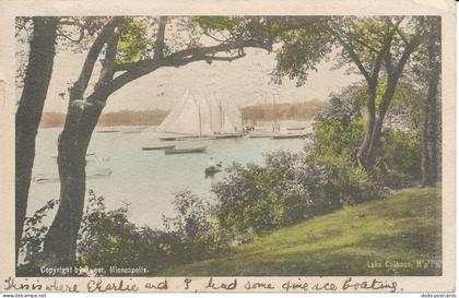 PC40370 Lake Calhoun. Minneapolis. 1907