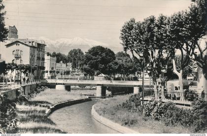 PC54217 Perpignan. Pont de Guerre sur la Basse et le Canigou. Perpignan. RP. 196