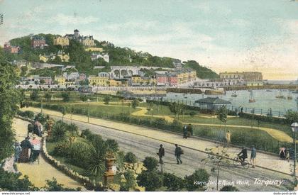 PC68185 Vane Hill and Rock Walk. Torquay. 1905