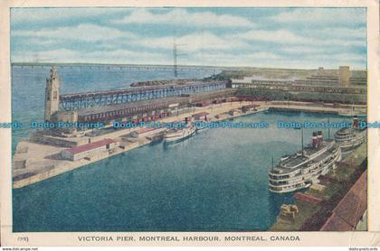 R004820 Victoria Pier. Montreal Harbour. Montreal Canada. 1955