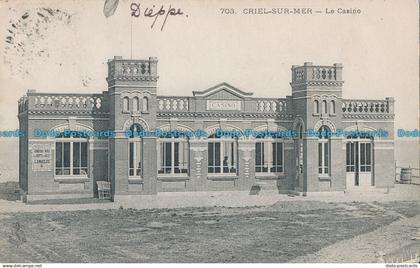 R005073 Criel sur Mer. Le Casino. 1907