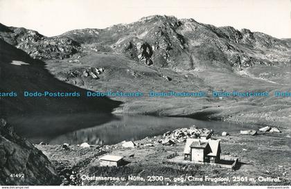 R005630 Obstansersee u. Hutte. 2300 m geg Cima Frugnoni 2561 m Osttirol. P. Lede