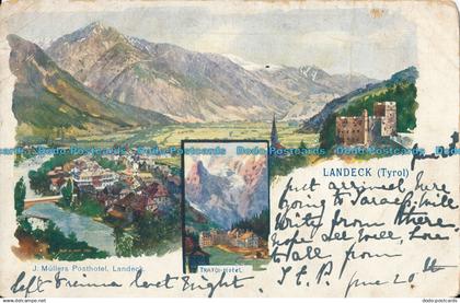 R005904 Landeck. Tyrol. Multi view. 1903