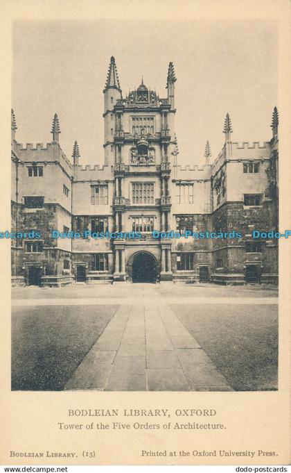 R006561 Bodleian Library. Oxford. Oxford University Press