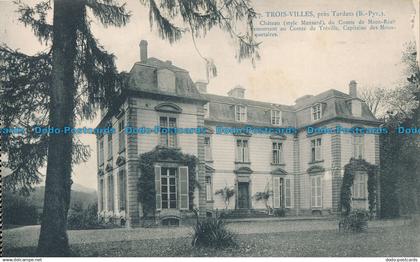 R016574 Trois Villes pres Tardets. Chateau du Comte de Mont Real