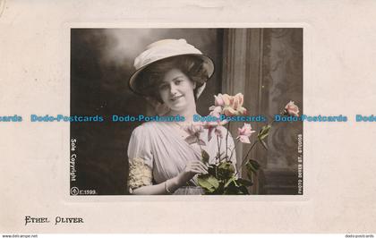 R017863 Ethel Oliver. Dover St. Studios. Aristophot. 1908