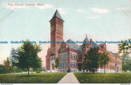 R021086 High School. Spokane. Wash. M. Rieder