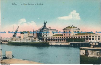 R028906 Calais. La Gare Maritime et la Malle