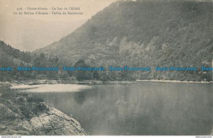 R033993 Haute Alsace. le Lac de l Alfeld vu du Ballon d Alsace. Vallee de Massev