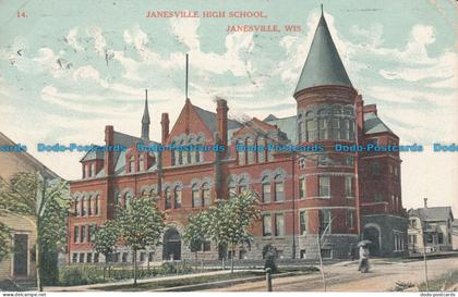 R036953 Janesville High School. Janesville. Wis. 1908