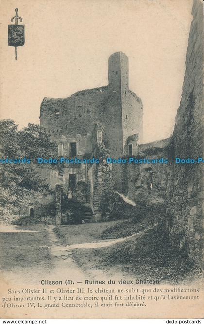 R040650 Clisson. Ruines du Vieux Chateau