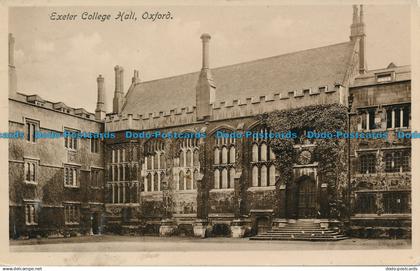 R047269 Exeter College Hall. Oxford. Oxford Times. 1922