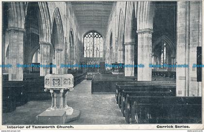 R049876 Interior of Tamworth Church. Carrick. 1918