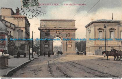 R051844 Montpellier. Arc de Triomphe. 1907