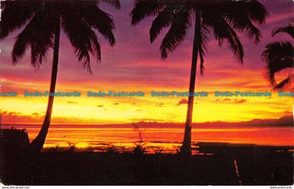 R067842 Sunset. Fiji Islands. 1966