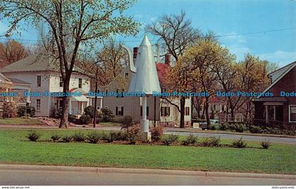 R071822 Worlds Largest Coffee Pot. Old Salem. Winston Salem. N. C. Dexter