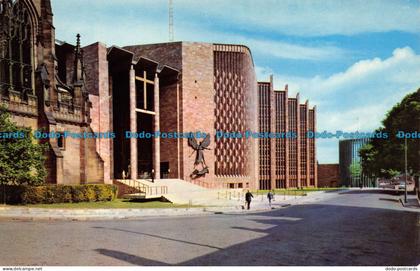 R073332 Coventry Cathedral. Coventry Cathedral from the East. Jarrold. Cotman Co