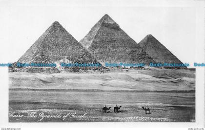 R080125 Cairo. The Pyramids of Gizeh