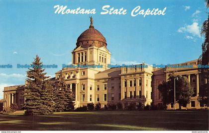 R081866 Montana State Capitol. Eventide. Bob Anderson. Plastichrome