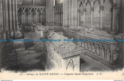 R084620 Abbaye de Saint Denis. Chapelle Saint Hippolyte. J. F. No 78