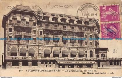 R084973 Luchon superbagneres. Le Grand Hotel. LL. No 295. 1933