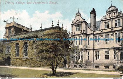 R098358 Trinity College and Presidents House. 1910