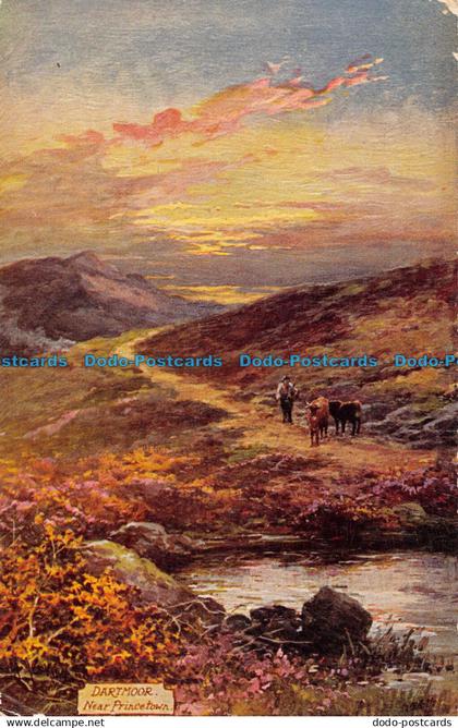 R098701 Dartmoor. Near Princetown. Picturesque Dartmoor. Series IV. Oilfacsim. O