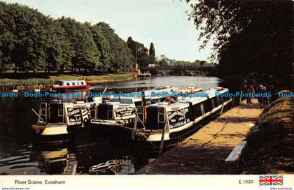 R102985 River Scene. Evesham. Dennis