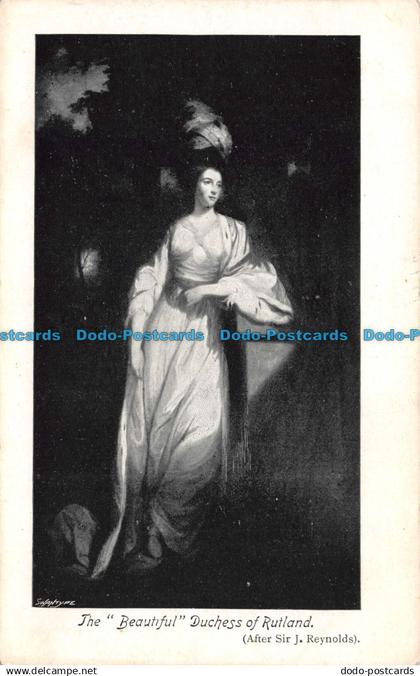 R126700 The Beautiful Duchess of Rutland. J. Reynolds