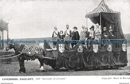 R133655 Liverpool Pageant. Car Surrender of Liverpool. Mowll and Morrison