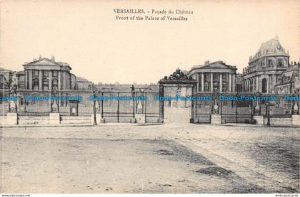 R138827 Versailles. Facade du Chateau. Front of the Palace of Versailles. Cosse