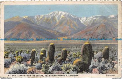 R156667 Mt. San Jacinto from the Desert near Palm Springs. California. H. Willar