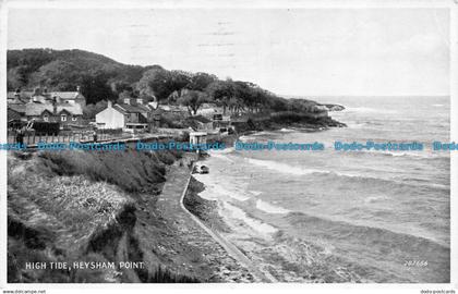 R158131 High Tide. Heysham Point. 1936