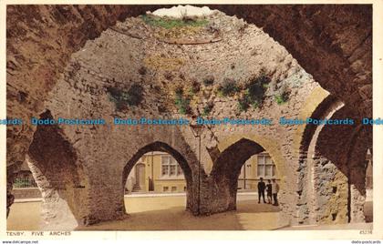 R158619 Tenby. Five Arches. Photochrom