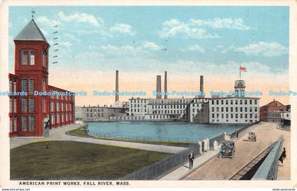 R171304 American Print Works. Fall River. Mass. American Art. 1923