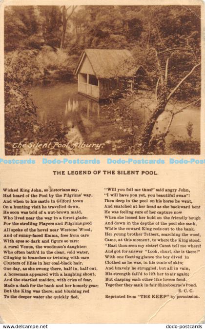 R172026 The Silent Pool. Albury. The Legend of the Silent Pool. The Keep. Friths