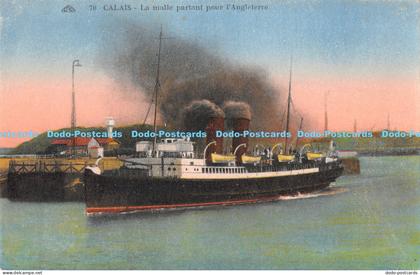 R174996 Calais. La malle partant pour lAngleterre. Photomecaniques