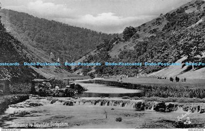 R176391 Entrance to Dovedale. Derbyshire. Silverette. Picturesque Derbyshire. 35