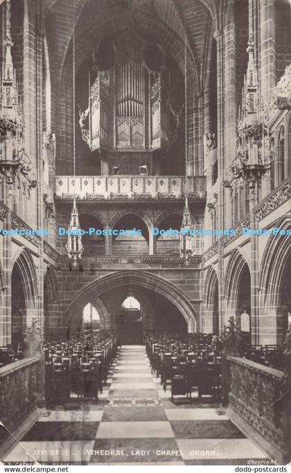 R181183 Liverpool Cathedral. Lady Chapel Organ. Liverpool Cathedral Series. Rasm