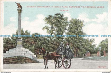 R196733 Phoenix Monument Phoenix Park Entrance to Viceregal Lodge Dublin