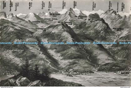 R207387 Yvorne Aigle Bevieux Sepey O Sartori Postcard