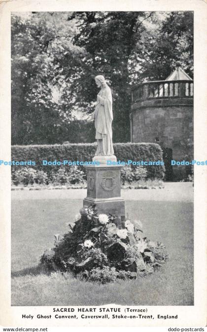 R213045 Sacred Heart Statue Terrace Holy Ghost Convent Caverswall Stoke on Trent