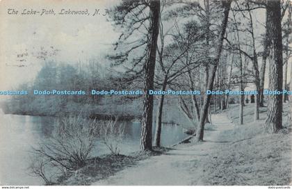 R232312 The Lake Path B Saymon Lakewood N J Made in Germany 1908