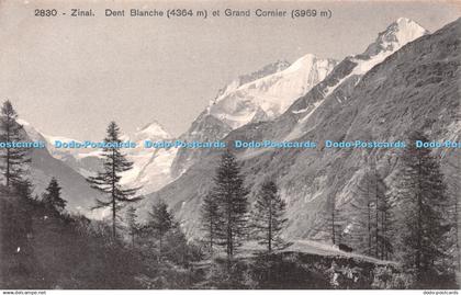 R247655 2830 Zinal Dent Blanche et Grand Cornier Phototypie