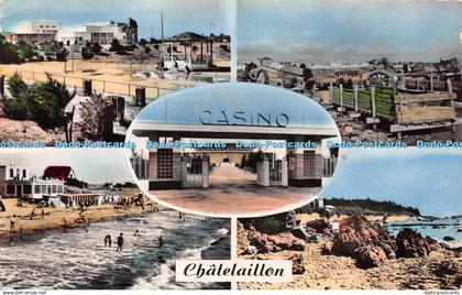 R255408 Chatelaillon Le Casino Chargement des Paniers de Moules Entree du Casino