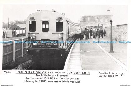 R256654 M3423 Inauguration of the North London Link North Woolwich Richmond Serv